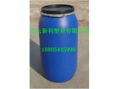 160升塑料桶，160L大藍(lán)桶慶云新利塑業(yè)生產(chǎn).