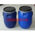 60升蘭色化工桶，60L卡子桶，60升包箍塑料桶新利塑業(yè)生產(chǎn).